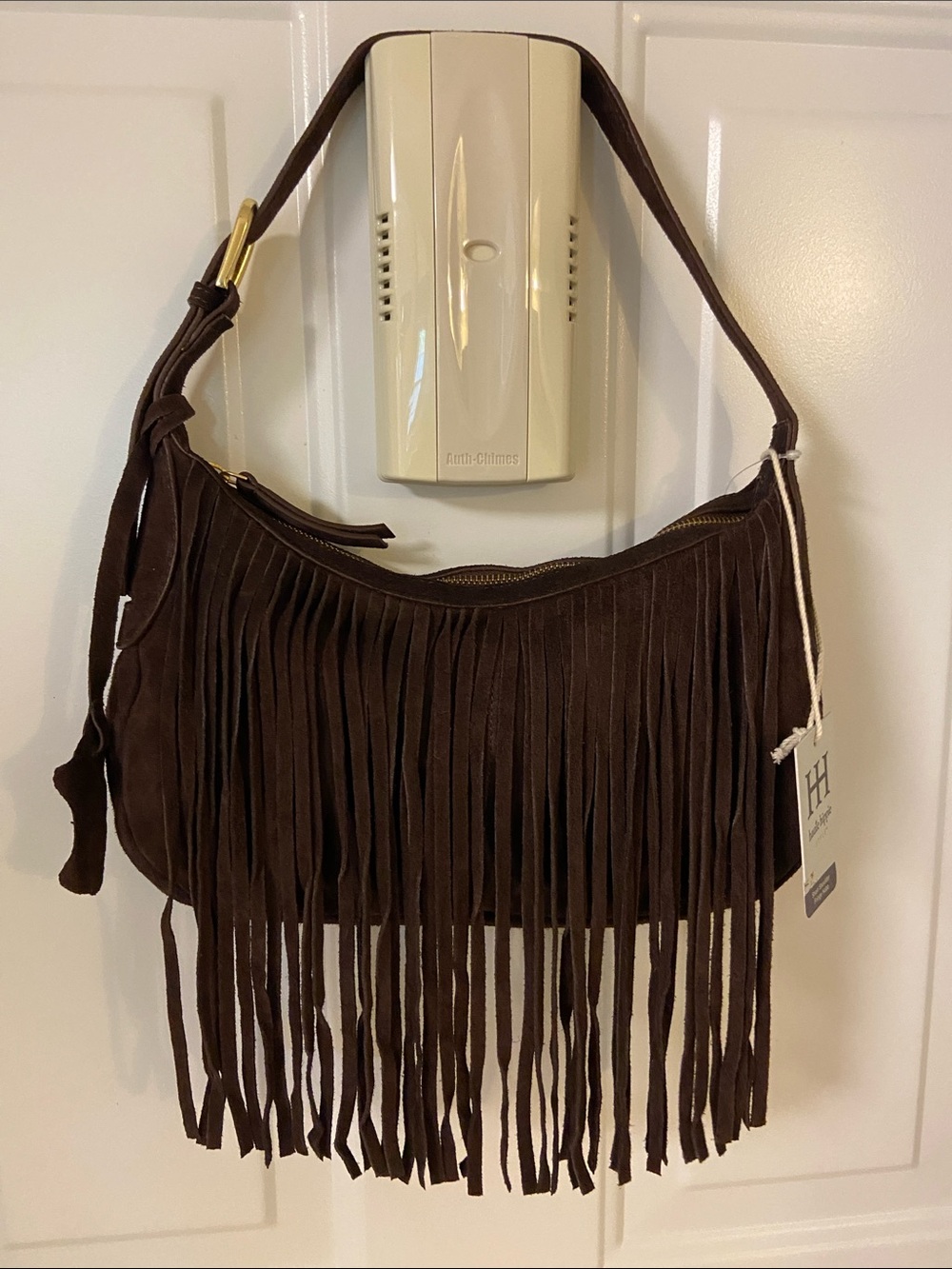 🤎Brown Suede Fringe Shoulder Bag🤎